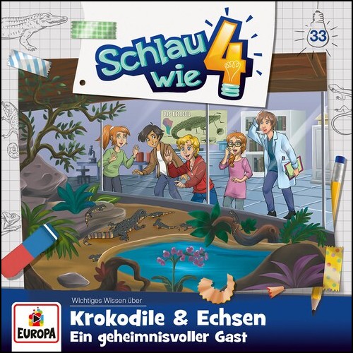 Schlau wie Vier (33) Krokodile & Echsen: Ein geheimnisvoller Gast - Europa 2023 Schlau wie Vier (33) Krokodile & Echsen: Ein geheimnisvoller Gast - Europa 2023